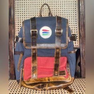bucket list backpack, collaboration with kodiak leather co